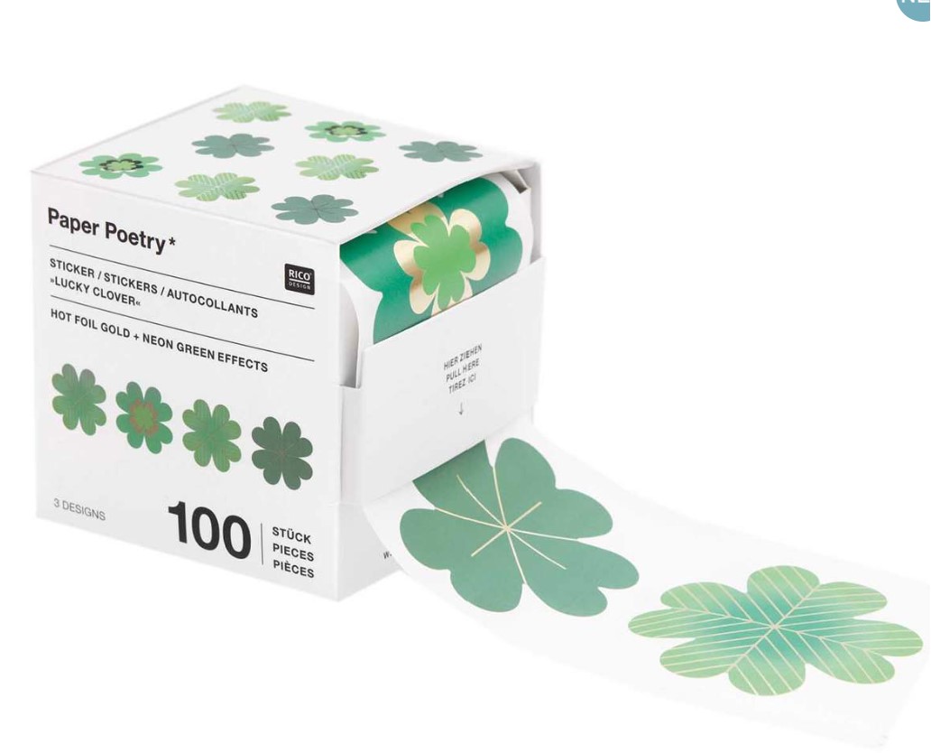 Sticker Geluksklaver